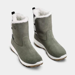 Quechua Bottes De Neige Chaudes Imperméables De Randonnée - SH500 Cuir- Femme 13 Quechua Bottes De Neige Chaudes Imperméables De Randonnée - SH500 Cuir- Femme -Quechua bottes de neige chaudes impermeables de randonnee sh500 cuir femme 4