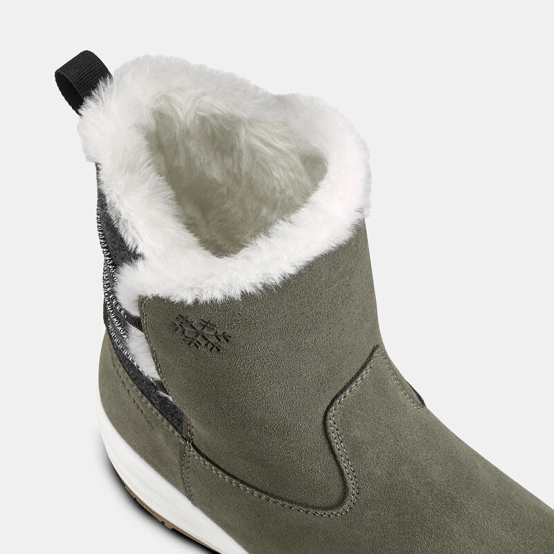Quechua Bottes De Neige Chaudes Imperméables De Randonnée - SH500 Cuir- Femme 8 Quechua Bottes De Neige Chaudes Imperméables De Randonnée - SH500 Cuir- Femme – Image 6