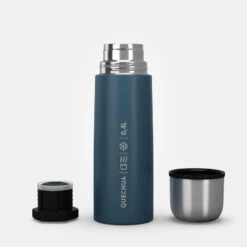 Quechua Bouteille Isotherme Inox 0,4L Avec Gobelet Pour La Randonnée - Bleu 13 Quechua Bouteille Isotherme Inox 0,4L Avec Gobelet Pour La Randonnée - Bleu -Quechua bouteille isotherme inox 04l avec gobelet pour la randonnee bleu 1