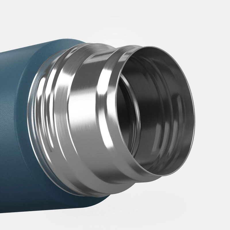 Quechua Bouteille Isotherme Inox 0,7L Avec Gobelet Pour La Randonnée - Bleu 9 Quechua Bouteille Isotherme Inox 0,7L Avec Gobelet Pour La Randonnée - Bleu – Image 7