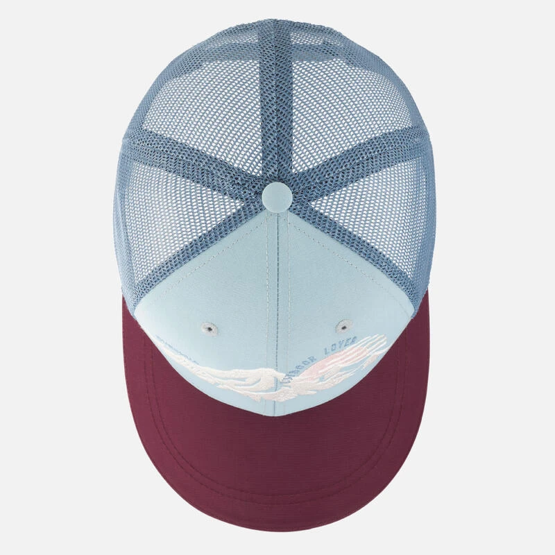 Quechua Casquette Trucker Bleue Enfant MH100 9 Quechua Casquette Trucker Bleue Enfant MH100 – Image 7