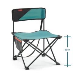 Quechua CHAISE BASSE PLIANTE DE CAMPING MH100 Bleue 15 Quechua CHAISE BASSE PLIANTE DE CAMPING MH100 Bleue -Quechua chaise basse pliante de camping mh100 bleue 3