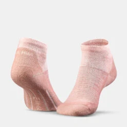 Quechua Chaussette Hike 100 Mid - Rose Et Gris- Lot De 2 Paires -Quechua chaussette hike 100 mid rose et gris lot de 2 paires 2