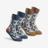 Quechua Chaussettes Chaudes De Randonnée - SH100 MID - Enfant X2 Paires -Quechua chaussettes chaudes de randonnee sh100 mid enfant x2 paires