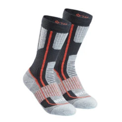 Quechua Chaussettes Chaudes De Randonnée - SH500 MOUNTAIN MID - Enfant X2 Paires -Quechua chaussettes chaudes de randonnee sh500 mountain mid enfant x2 paires 2
