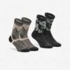 Quechua Chaussettes Randonnée - Hike 500 High Trendy Mountain & Kamo X2 Paires -Quechua chaussettes randonnee hike 500 high trendy mountain and kamo x2 paires