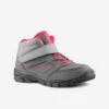 Quechua Chaussures De Randonnée Enfant Avec Scratch MH100 Mid Grise Rose Du 24 AU 34 -Quechua chaussures de randonnee enfant avec scratch mh100 mid grise rose du 24 au 34