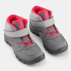 Quechua Chaussures De Randonnée Enfant Avec Scratch MH100 Mid Grise Rose Du 24 AU 34 10 Quechua Chaussures De Randonnée Enfant Avec Scratch MH100 Mid Grise Rose Du 24 AU 34 -Quechua chaussures de randonnee enfant avec scratch mh100 mid grise rose du 24 au 34 3