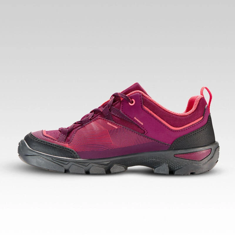 Quechua Chaussures De Randonnée Enfant Basses Avec Lacet MH120 LOW Violettes 35 AU 38 4 Quechua Chaussures De Randonnée Enfant Basses Avec Lacet MH120 LOW Violettes 35 AU 38 – Image 2