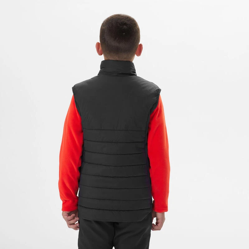Quechua GILET DOUDOUNE DE RANDONNÉE - HYBRIDE NOIR - ENFANT 7-15 ANS 4 Quechua GILET DOUDOUNE DE RANDONNÉE - HYBRIDE NOIR - ENFANT 7-15 ANS – Image 2