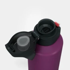 Quechua Gourde Alu 1L Avec Bouchon à Ouverture Rapide Pour La Randonnée - Violet -Quechua gourde alu 1l avec bouchon a ouverture rapide pour la randonnee violet 7