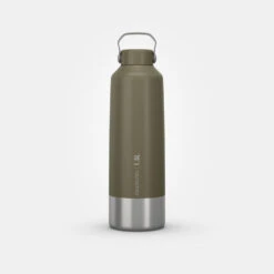 Quechua Gourde Inox 1,5L Avec Bouchon à Vis Pour La Randonnée - Kaki -Quechua gourde inox 15l avec bouchon a vis pour la randonnee kaki 9