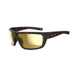 Quechua Lunettes De Soleil De Randonnée Adulte MH530 Marron Polarisantes Catégorie 3