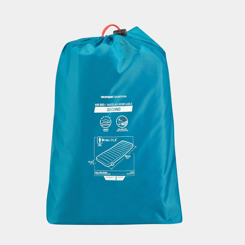 Quechua MATELAS GONFLABLE DE CAMPING - AIR SECONDS 80 CM - 1 PERSONNE 5 Quechua MATELAS GONFLABLE DE CAMPING - AIR SECONDS 80 CM - 1 PERSONNE – Image 3