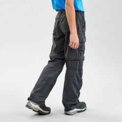 Quechua Pantalon De Randonnée Modulable Enfant MH500 Noir 7-15 Ans -Quechua pantalon de randonnee modulable enfant mh500 noir 7 15 ans 2