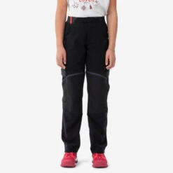 Quechua Pantalon De Randonnée Modulable Enfant MH500 ONEZIP Noir 7-15 Ans