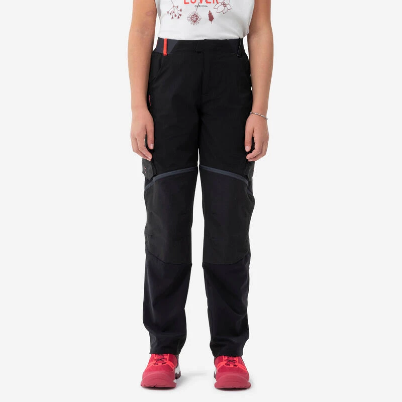Quechua Pantalon De Randonnée Modulable Enfant MH500 ONEZIP Noir 7-15 Ans 3 Quechua Pantalon De Randonnée Modulable Enfant MH500 ONEZIP Noir 7-15 Ans