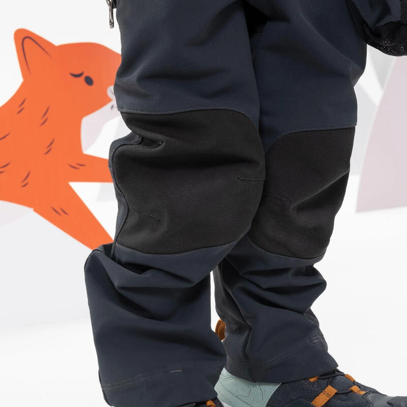 Quechua Pantalon Softshell De Randonnée - MH550 Gris Foncé - Enfant 2-6 Ans 8 Quechua Pantalon Softshell De Randonnée - MH550 Gris Foncé - Enfant 2-6 Ans – Image 6