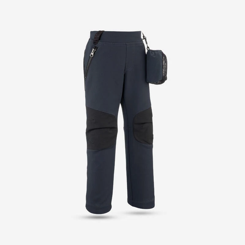 Quechua Pantalon Softshell De Randonnée - MH550 Gris Foncé - Enfant 2-6 Ans 3 Quechua Pantalon Softshell De Randonnée - MH550 Gris Foncé - Enfant 2-6 Ans