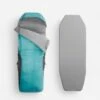 Quechua SAC DE COUCHAGE ENFANT 2 EN 1 - SLEEPIN BED JUNIOR 10°C BLEU -Quechua sac de couchage enfant 2 en 1 sleepin bed junior 10c bleu