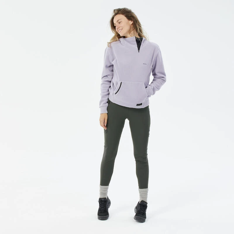 Quechua Sweat Polaire De Randonnée - MH100 Hoodie - Femme 5 Quechua Sweat Polaire De Randonnée - MH100 Hoodie - Femme – Image 3