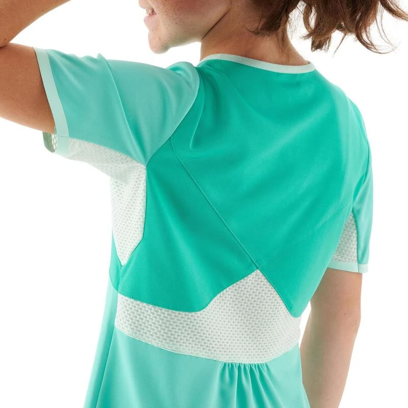 Quechua T Shirt De Randonnée Enfant - MH550 Turquoise - 7-15 Ans 5 Quechua T Shirt De Randonnée Enfant - MH550 Turquoise - 7-15 Ans – Image 3