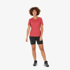 Quechua T-shirt De Randonnée Manches Courtes - MH500 - Femme -Quechua t shirt de randonnee manches courtes mh500 femme 1