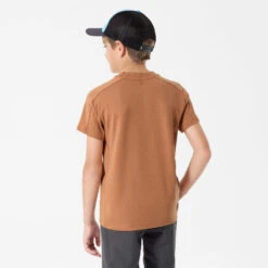 Quechua T-Shirt De Randonnée - MH100 Marron - Enfant 7-15 Ans -Quechua t shirt de randonnee mh100 marron enfant 7 15 ans 3