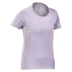 Quechua T-shirt Manches Courtes De Randonnée Montagne - MH500 - Violet - Femme -Quechua t shirt manches courtes de randonnee montagne mh500 violet femme 1