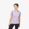 Quechua T-shirt Manches Courtes De Randonnée Montagne - MH500 - Violet - Femme 2 Quechua T-shirt Manches Courtes De Randonnée Montagne - MH500 - Violet - Femme -Quechua t shirt manches courtes de randonnee montagne mh500 violet femme