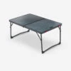 Quechua TABLE BASSE PLIANTE DE CAMPING - MH100 - GRISE -Quechua table basse pliante de camping mh100 grise