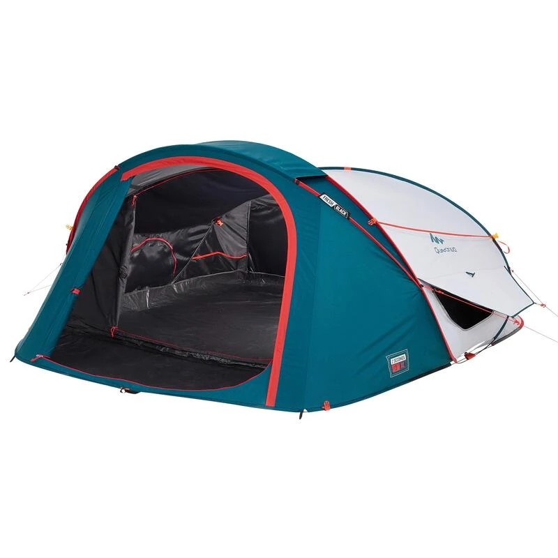 Quechua Tente De Camping - 2 SECONDS XL - 3 Places - Fresh & Black 6 Quechua Tente De Camping - 2 SECONDS XL - 3 Places - Fresh & Black – Image 4