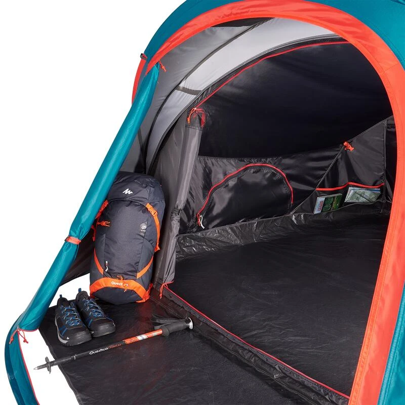Quechua Tente De Camping - 2 SECONDS XL - 3 Places - Fresh & Black 11 Quechua Tente De Camping - 2 SECONDS XL - 3 Places - Fresh & Black – Image 9