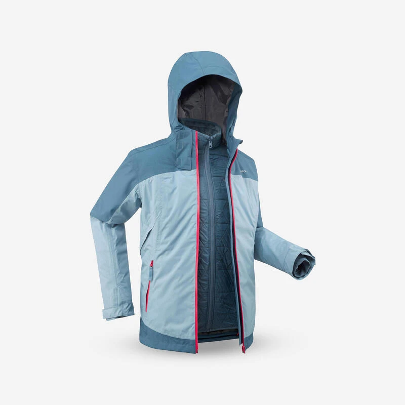 Quechua VESTE 3en1 CHAUDE ET IMPERMÉABLE RANDONNÉE -SH500 MTN -10°C - ENFANT 7-15 ANS 3 Quechua VESTE 3en1 CHAUDE ET IMPERMÉABLE RANDONNÉE -SH500 MTN -10°C - ENFANT 7-15 ANS