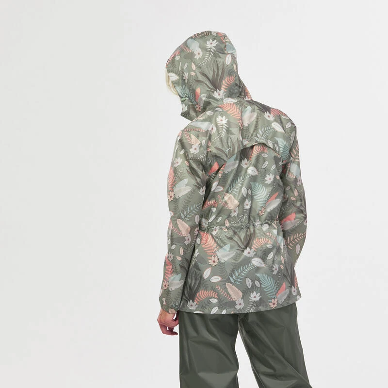 Quechua Veste Coupe Vent Et Déperlante De Randonnée - Raincut Full Zip - Femme 6 Quechua Veste Coupe Vent Et Déperlante De Randonnée - Raincut Full Zip - Femme – Image 4