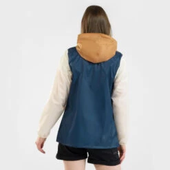 Quechua Veste Coupe Vente Et Déperlante De Randonnée - Raincut 1/2 Zip - Femme -Quechua veste coupe vente et deperlante de randonnee raincut 12 zip femme 4