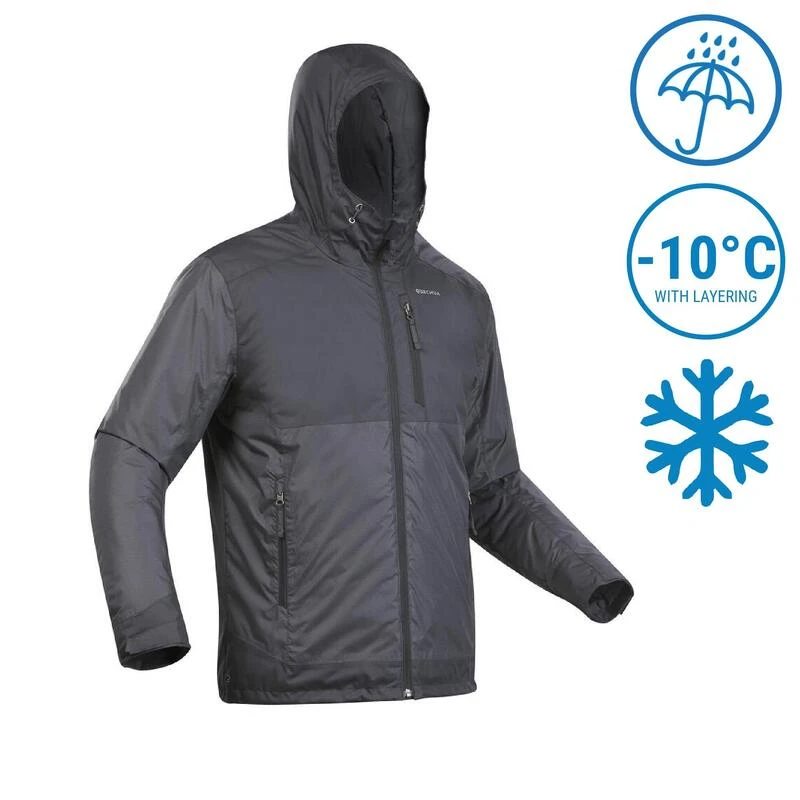 Quechua Veste Hiver Imperméable De Randonnée - SH500 -10°C - Homme 4 Quechua Veste Hiver Imperméable De Randonnée - SH500 -10°C - Homme – Image 2