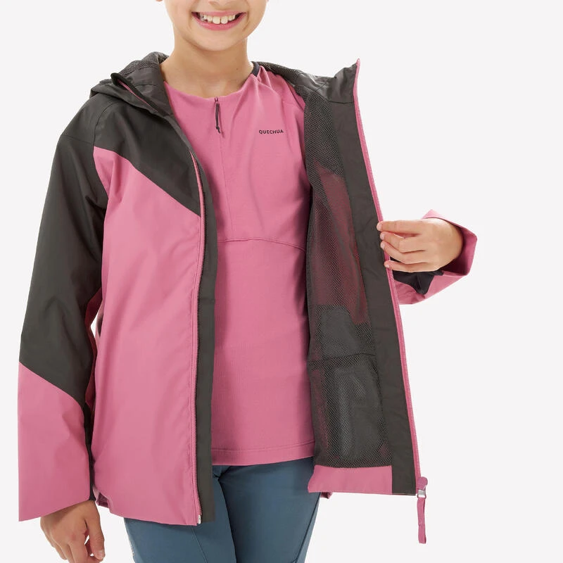 Quechua Veste Imperméable De Randonnée - MH500 - Enfant 7-15 Ans 11 Quechua Veste Imperméable De Randonnée - MH500 - Enfant 7-15 Ans – Image 9