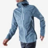 Quechua Veste Imperméable Ultra Légère De Randonnée Rapide - FH500 Rain - Femme Bleu -Quechua veste impermeable ultra legere de randonnee rapide fh500 rain femme bleu