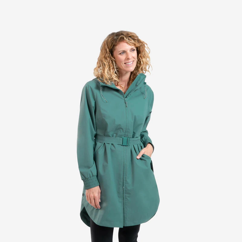 Quechua Veste Longue Imperméable De Randonnée - Raincut Long Series - Femme 3 Quechua Veste Longue Imperméable De Randonnée - Raincut Long Series - Femme
