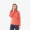 Quechua Veste Polaire De Randonnée - MH120 -orange Femme -Quechua veste polaire de randonnee mh120 orange femme