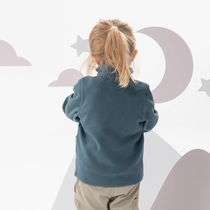 Quechua Veste Polaire De Randonnée - MH150 Grise - Enfant 2-6 Ans 5 Quechua Veste Polaire De Randonnée - MH150 Grise - Enfant 2-6 Ans – Image 3