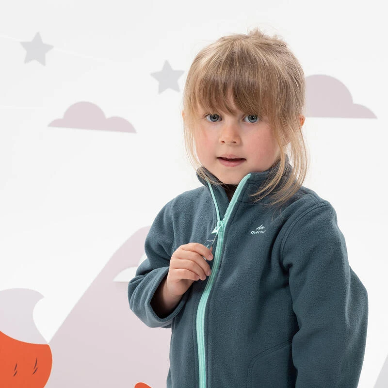 Quechua Veste Polaire De Randonnée - MH150 Grise - Enfant 2-6 Ans 6 Quechua Veste Polaire De Randonnée - MH150 Grise - Enfant 2-6 Ans – Image 4