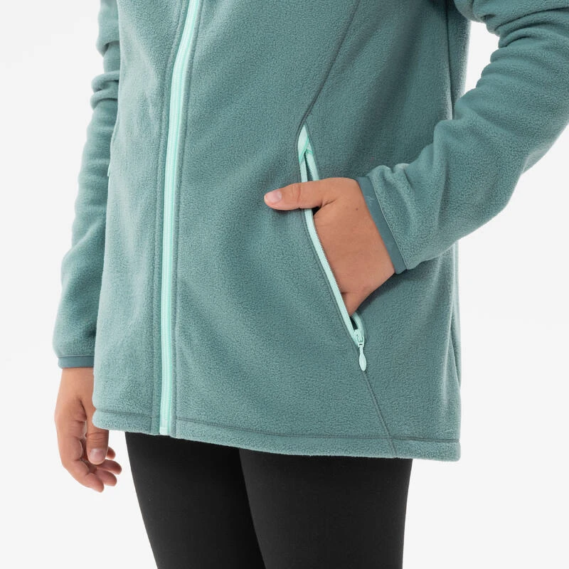 Quechua Veste Polaire De Randonnée - MH150 Vert Foncé - Enfant 7-15 Ans 8 Quechua Veste Polaire De Randonnée - MH150 Vert Foncé - Enfant 7-15 Ans – Image 6