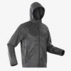 Quechua VESTE RAINCUT FULLZIP NOIRE H 2 Quechua VESTE RAINCUT FULLZIP NOIRE H -Quechua veste raincut fullzip noire h