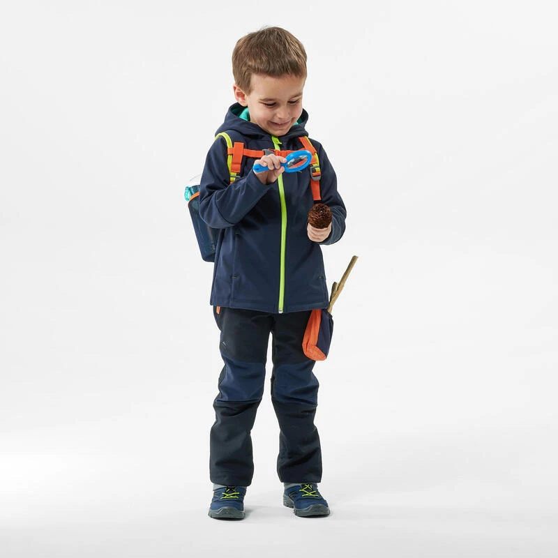 Quechua Veste Softshell De Randonnée - MH550 Bleu Marine - Enfant 2 - 6 Ans 4 Quechua Veste Softshell De Randonnée - MH550 Bleu Marine - Enfant 2 - 6 Ans – Image 2