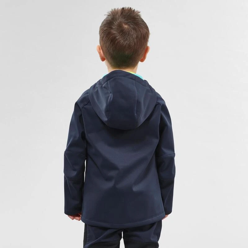Quechua Veste Softshell De Randonnée - MH550 Bleu Marine - Enfant 2 - 6 Ans 5 Quechua Veste Softshell De Randonnée - MH550 Bleu Marine - Enfant 2 - 6 Ans – Image 3