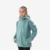 Quechua VESTE SOFTSHELL RANDONNEE - MH550 VERT PASTEL - ENFANT 7-15 ANS 2 Quechua VESTE SOFTSHELL RANDONNEE - MH550 VERT PASTEL - ENFANT 7-15 ANS -Quechua veste softshell randonnee mh550 vert pastel enfant 7 15 ans
