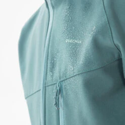Quechua VESTE SOFTSHELL RANDONNEE - MH550 VERT PASTEL - ENFANT 7-15 ANS -Quechua veste softshell randonnee mh550 vert pastel enfant 7 15 ans 4