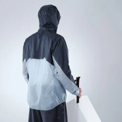 Quechua Veste Ultra Légère De Randonnée Rapide FH 900 Homme Bleu Grise. -Quechua veste ultra legere de randonnee rapide fh 900 homme bleu grise 3